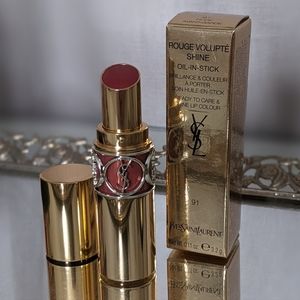 YSL Rouge Volupté Shine Lipstick Shade 91 Nude Avant-garde
